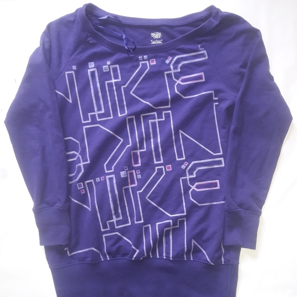 NIKE Athletic Dept Women's Yoga Warm-up Fleece Top